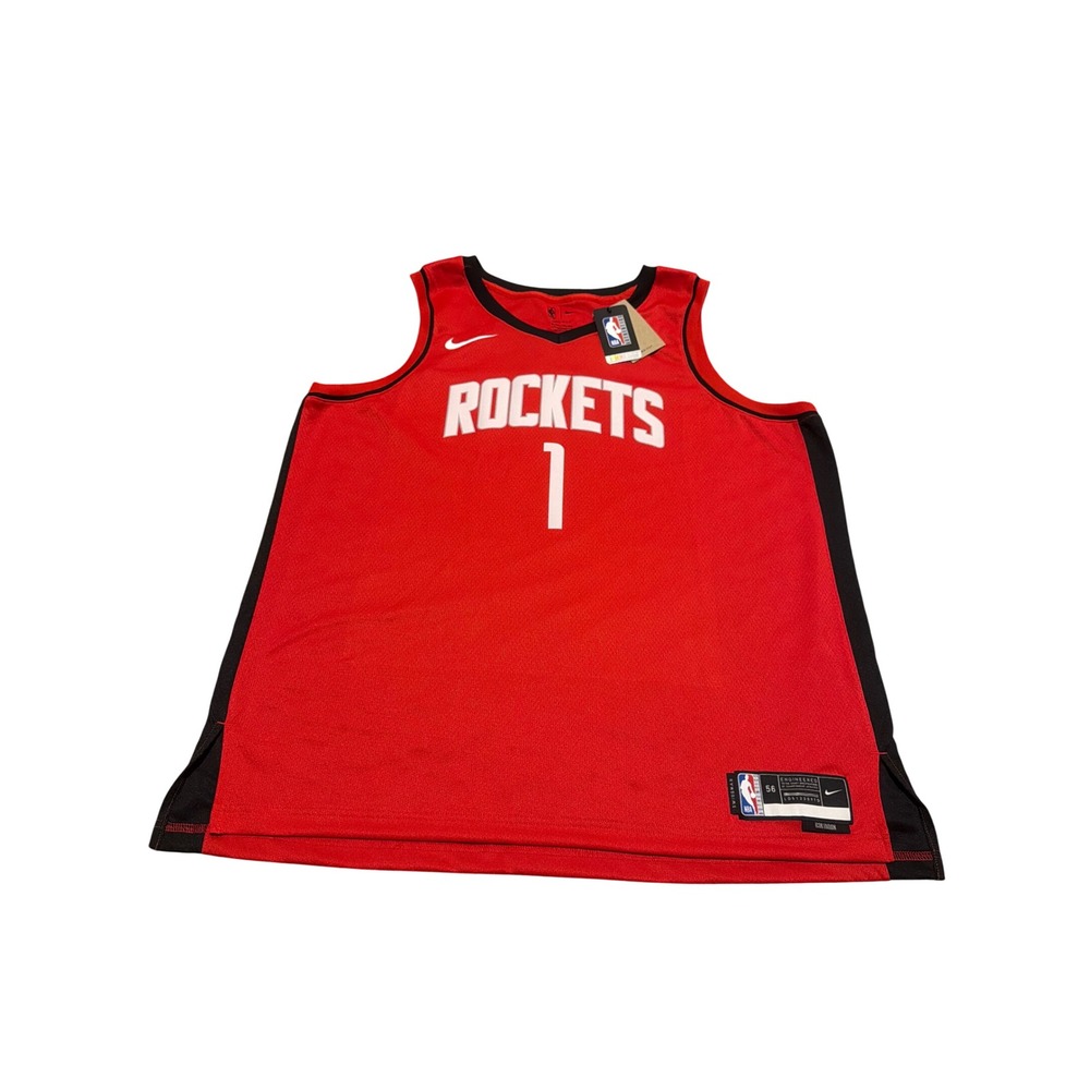 Nike Houston Rockets Amen Thompson 1 Icon Edition Swingman Jersey Red XXL 56